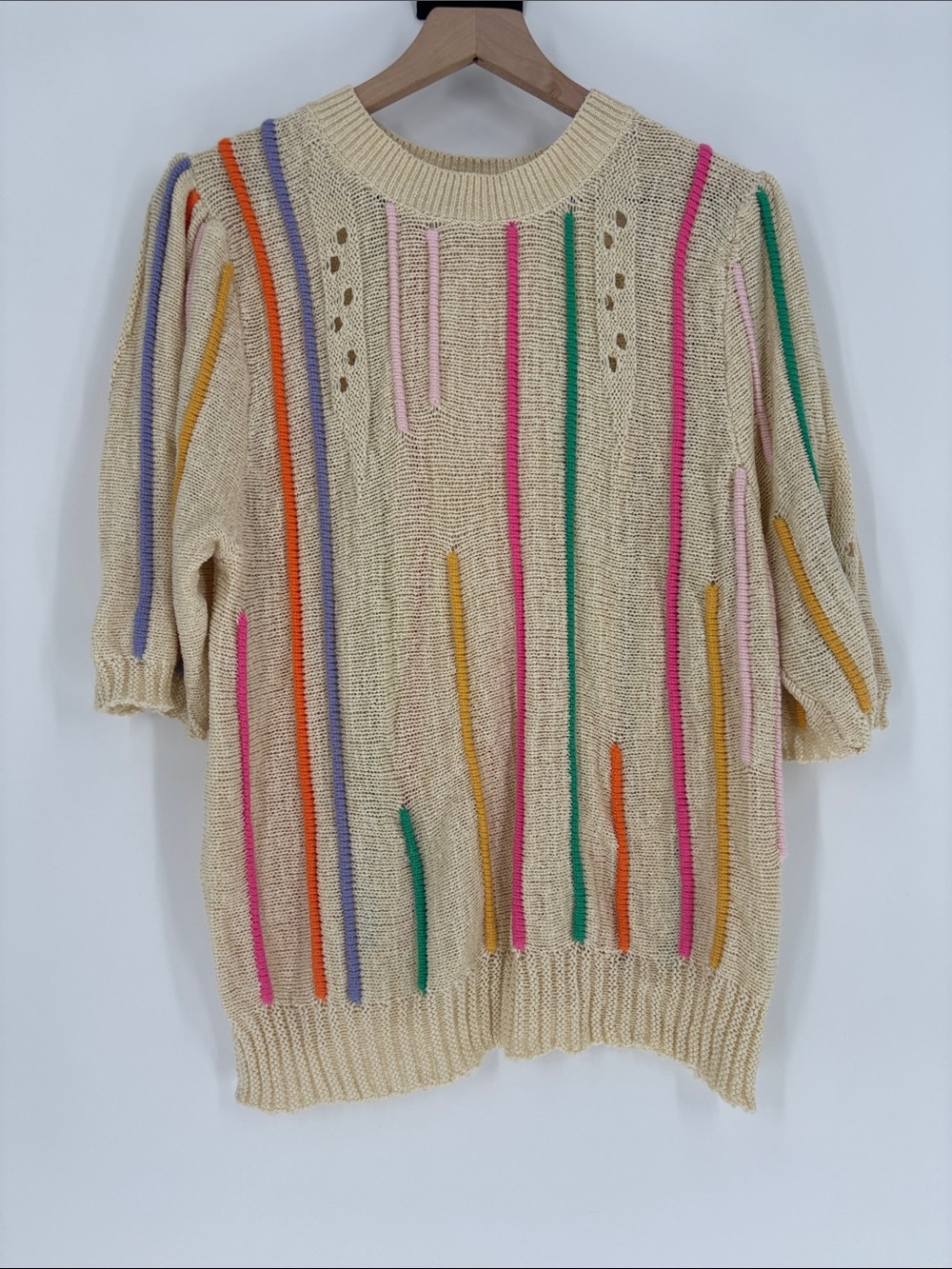 Exclusive Piper & Scoot stripe sweater large